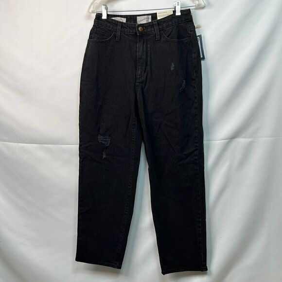 Universal Threads Black Curvy Vintage Stretch straight jeans size 6 NWT - Picture 1 of 14
